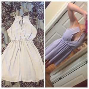 NWOT Lush Lilac Skater Dress XS